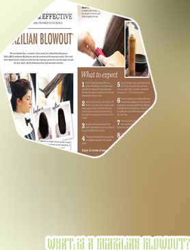 Brazilian blowout after hair color