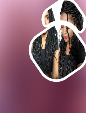 Goddess locs hair