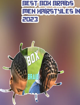 Knotless box braids men