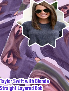 Long bob with layers around face
