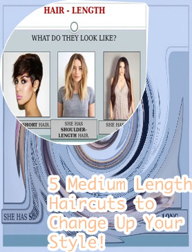 Long to shoulder length hair