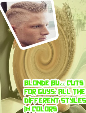 Mens haircuts blonde short