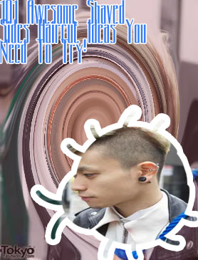 Side shaved haircut male