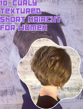 Textured haircut women